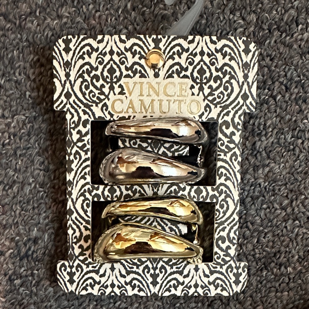Vince Camuto Metallic Hair Ties Set